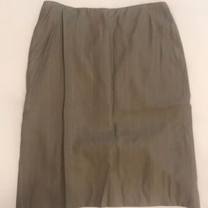 Ann Taylor Classic Gray Pencil Skirt - petite 4